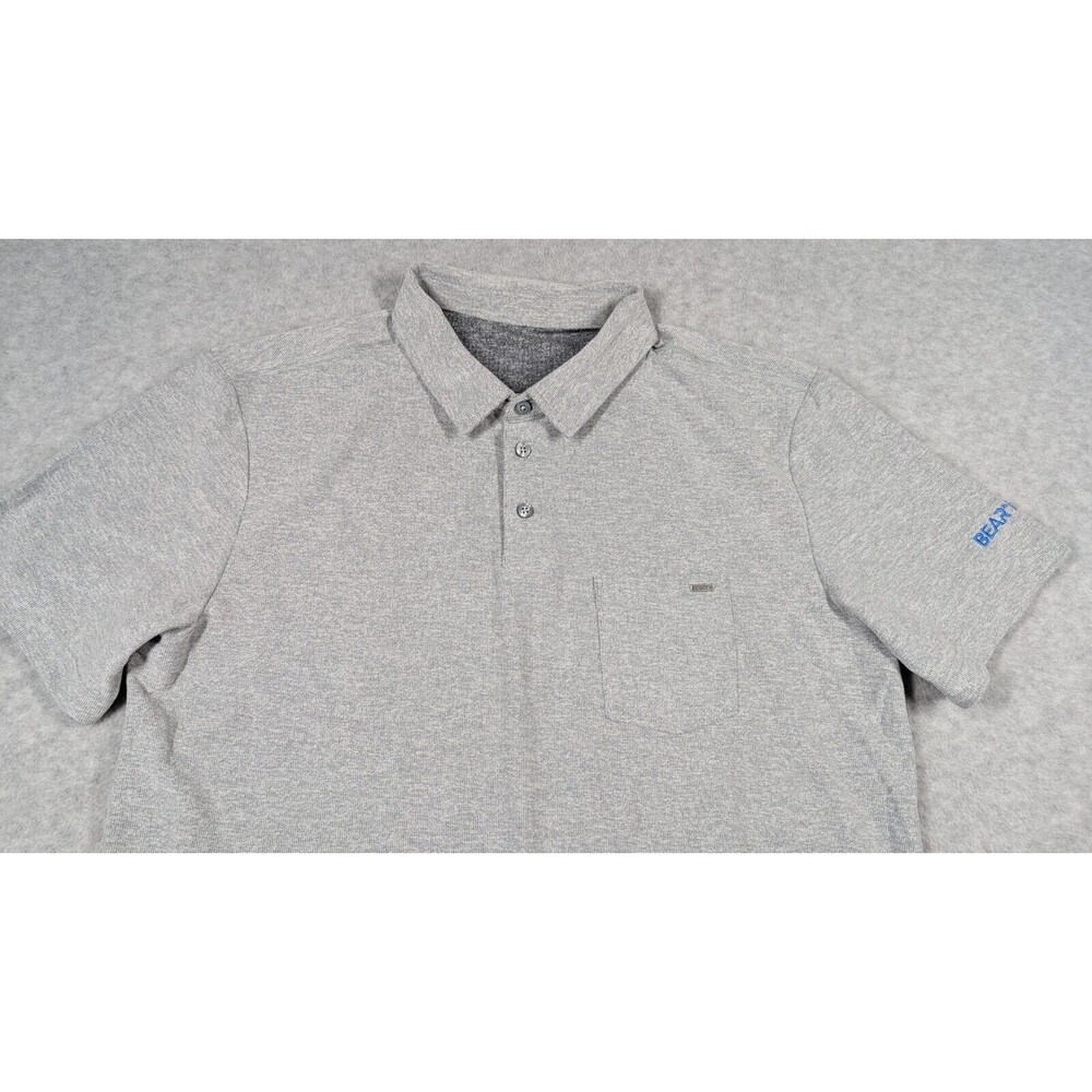 Vuori‎ Men Shirt Large Ace Polo Performance Pique Slim Fit Short Sleeve Preppy - Picture 2 of 13